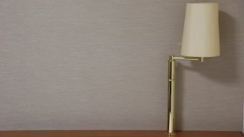 Lamp shining Stock Footage 111691530