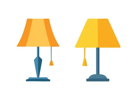 A Lamp simple illustration Stock Illustration