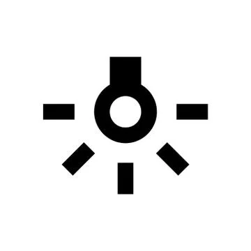 Lamp System Icon Stock Illustration