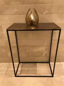 The lamp on the table Stock Photos