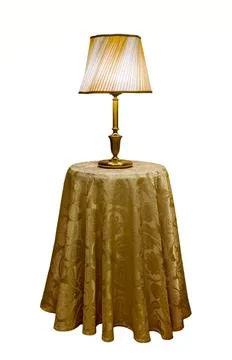 Lamp on a table Stock Photos