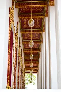 Lamp in thai style Stock Photos