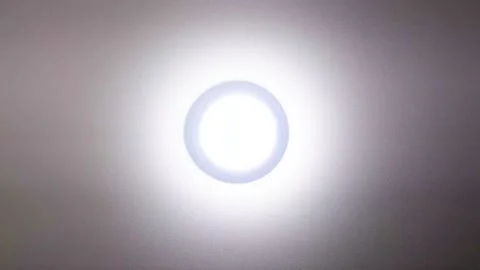 The lamp turned on 스톡 동영상 180565305