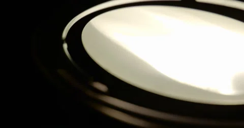 Lamp turning on / Slow motion 스톡 동영상 130985122