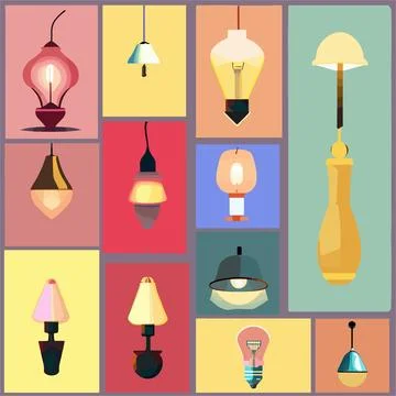 Lamp Vector Stock Illustration
