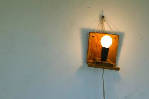 Lamp on wall Stock Photos