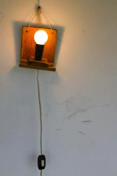 Lamp on wall Stock Photos