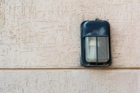 Lamp on the wall. Stock-Fotos