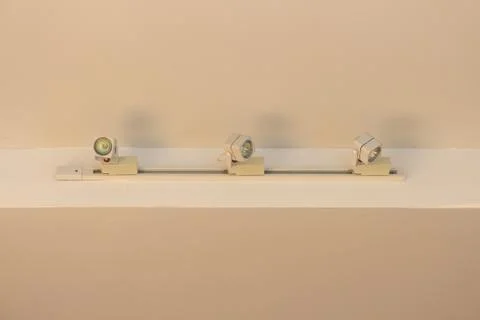 Lamp on wall Foto stock