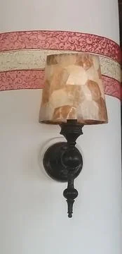 A lamp on the wall Stock Photos