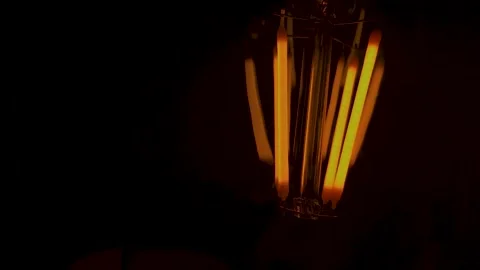 Lamp yellow light 2 Stock Footage 162787631