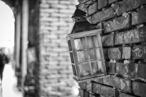 Lamp_BW Stock Photos