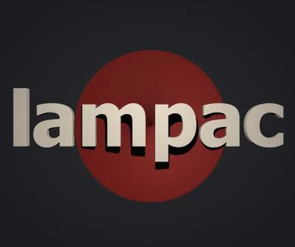 Lampac Logo Illustrazione stock