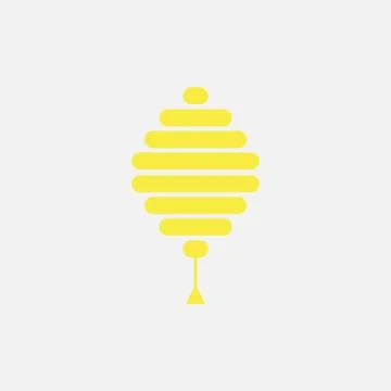 Lampion Hive Logo Stock Illustration
