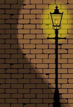 Lamplight Stock Illustration