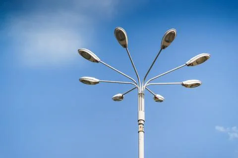 Lamppost in the afternoon Stock Photos
