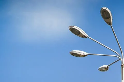 Lamppost in the afternoon Stock Photos