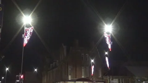 Lamppost and snow Stock Footage 86202016