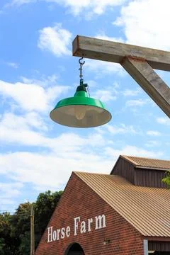 Lamppost with blue sky. Stock Photos