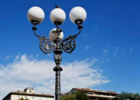 Lamppost in Florence Stock Photos