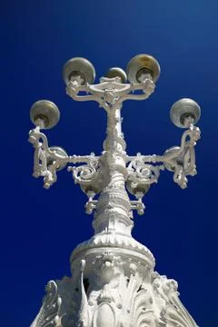 Lampposts-San Sebastian Stock Photos