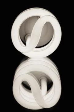 Lamps on dark Stock Photos