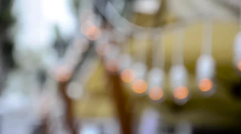 Lamps in a row and raining. Stock Footage 62454622