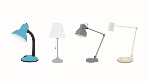 Lamps set Stock Illustration