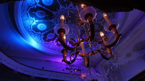  Lamps in the Theater Stock Footage 87970509
