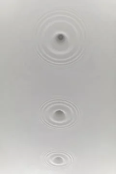 Lamps on white ceiling Foto stock