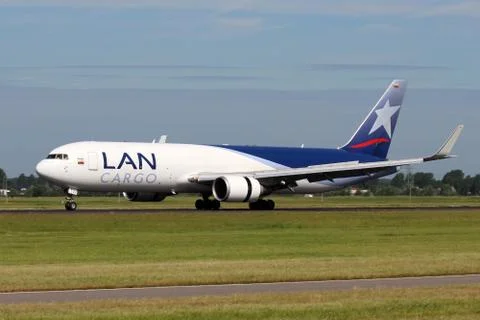 Lan airlines cargo Stock Photos