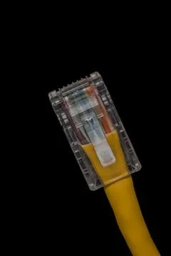 Lan cable close up Stock Photos