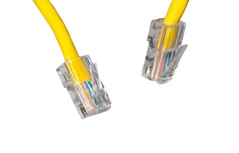 Lan cable close up Stock Photos