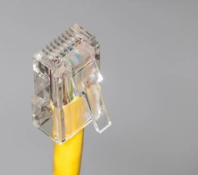 Lan cable close up Stock Photos