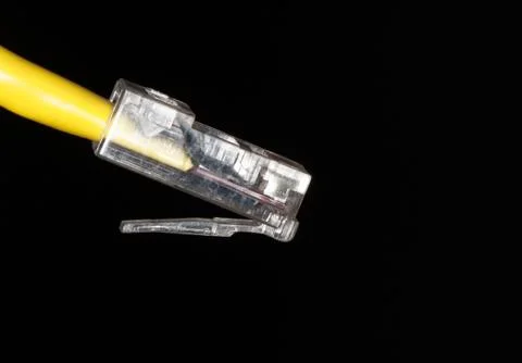 Lan cable close up Stock Photos