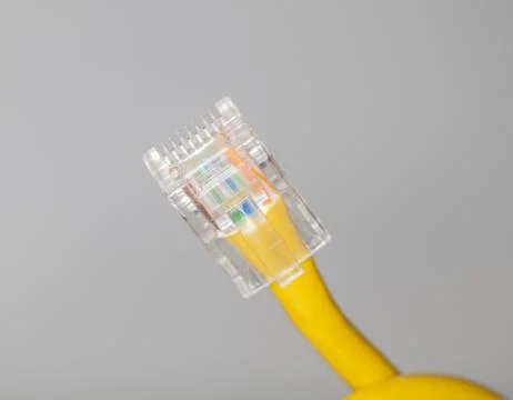 Lan cable close up Stock Photos