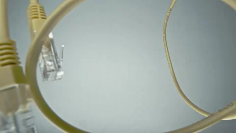LAN cable Stock Footage 130588469