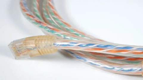 LAN cable Stock Footage 147472794