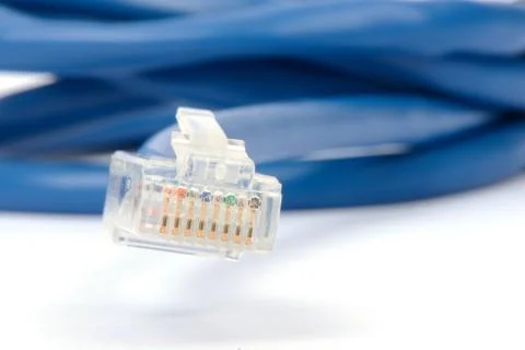 Lan cable head Stock Photos