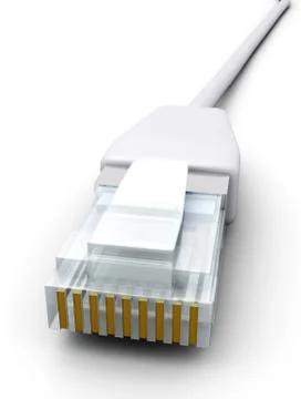 Lan cable 库存插图