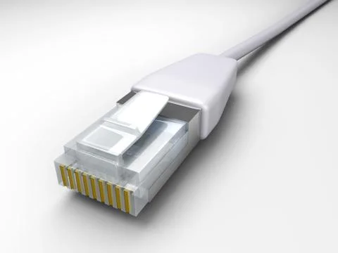 Lan cable. Illustrazione stock