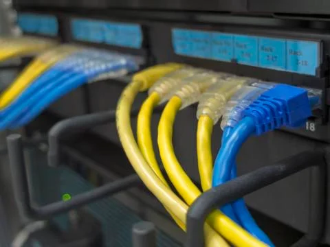 The LAN cable Stock Photos