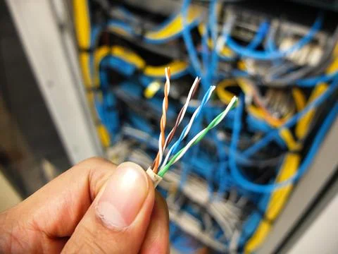 The LAN cable Stock Photos