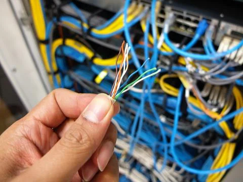 The LAN cable Stock Photos