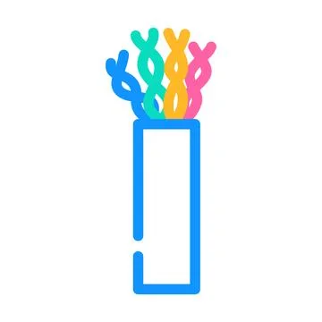 Lan cable wire color icon vector illustration Stock Illustration