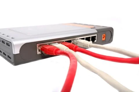 Lan equipment Foto stock