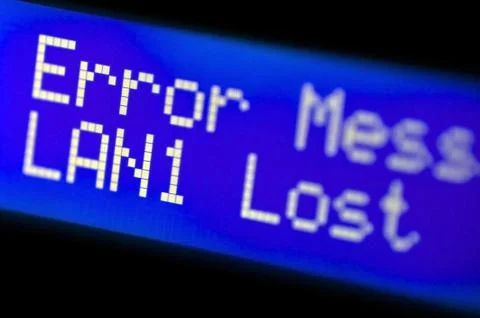 LAN Error Stock Photos