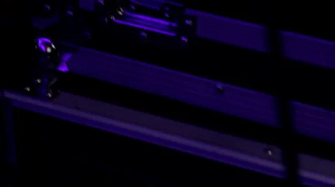 LAN Gaming Event 11 Gear and Laptop Glow Stock Footage 52056357