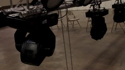 LAN Gaming Event 7 Lights Video stock 52050943