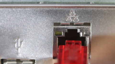 LAN network connection 库存影片 30587665